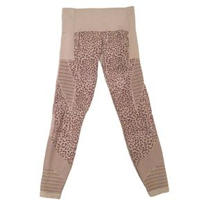 LA+Image Leopard Print Leggings Size M/L
